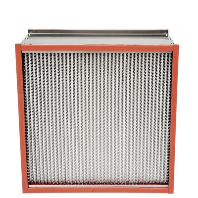 バッフル版が付いている250m3/H 400degree H14高温Hepaのフィルター
