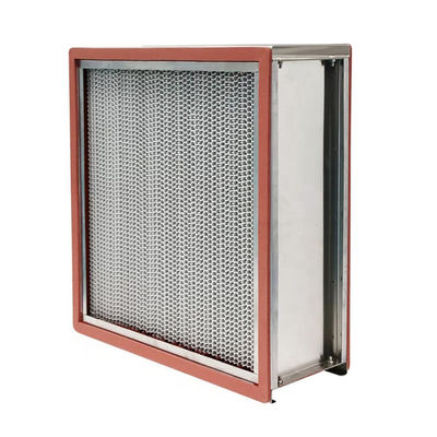 バッフル版が付いている250m3/H 400degree H14高温Hepaのフィルター