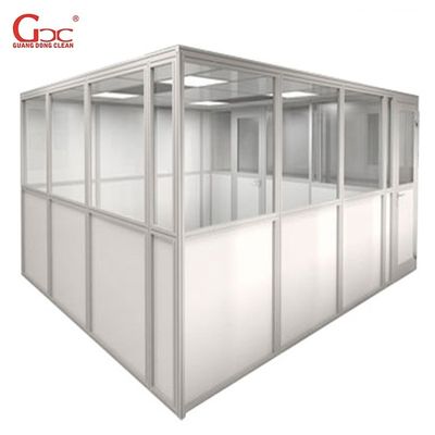 クラス1K 50m2 9pcs FFUのプレハブのクリーンルーム/Hardwallのクリーンルーム