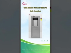 高気流モーターと内部ステンレス鋼の空気シャワーキャビネットとコーティング外冷板