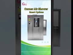 角の空気シャワー